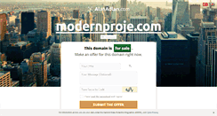 Desktop Screenshot of modernproje.com