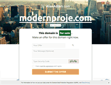 Tablet Screenshot of modernproje.com